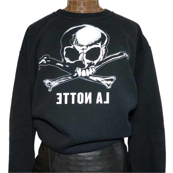 Vintage La Notte Aritzia Skull Sweatshirt - Picture 9 of 9